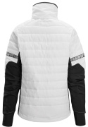 kurtka pikowana damska Insulator 37.5® AllroundWork Snickers Workwear biało-czarna
