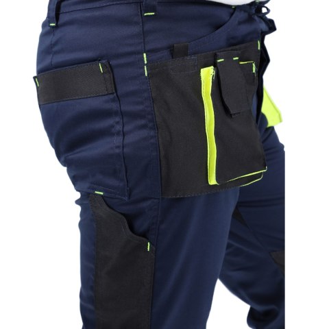 SPODNIE DO PASA PROMAN STRETCH 250 GRANATOWY HV ROZM. 52