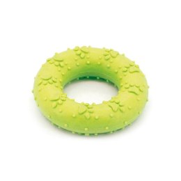 ARQUIVET Ring zielony 7 cm TWARDY, WYTRZYMAŁY zabawka dla psa