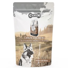 PRÓBKA Canun dog menu sucha karma dla spokojnych psów 60g