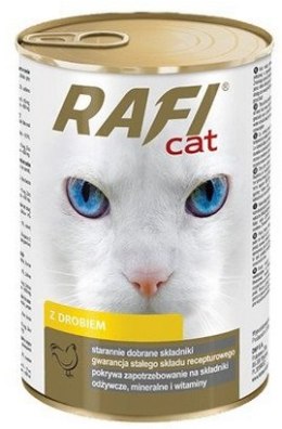 Rafi Cat z drobiem mokra karma dla kota 415g