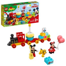 Klocki LEGO DUPLO 10941 Urodzinowy pociąg Miki i Minnie 2+