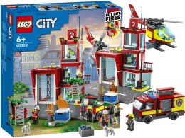 Klocki LEGO City Remiza Strażacka Klocki Zestaw 60320 6+