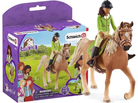 Schleich 42542 Sarah & Mystery Horse Club Figurki