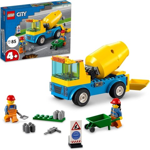 Klocki LEGO City Ciężarówka z betoniarką 60325 4+