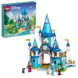 Klocki LEGO Disney Zamek Kopciuszka i księcia z bajki 43206 dla pięciolatków