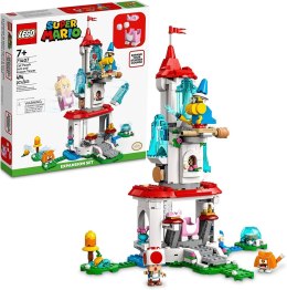 Klocki LEGO Super Mario Cat Peach i lodowa wieża — zestaw rozszerzający 71407 dla siedmiolatków