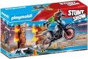 Playmobil Pokaz Kaskaderski Motocross z Ognistą Ścianą 70553
