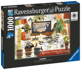 Ravensburger Puzzle 2D 1000 elementów: Eames Design Classics Krzesło salonowe 16899