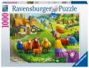 Ravensburger Puzzle 2D 1000 elementów: Kolorowa wełna 16949