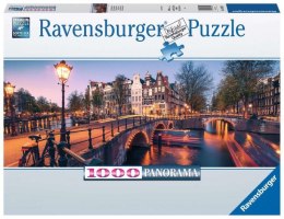 Ravensburger Puzzle 2D 1000 elementów: Panorama Amsterdamu 16752