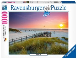Ravensburger Puzzle 2D 1000 elementów: Zachód słońca w Amrum 19877