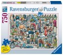 Ravensburger Puzzle 2D Duży Format: Atleci 750 elementów 16940