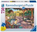 Ravensburger Puzzle 2D Duży Format: Piękne podwórko 750 elementów 16941