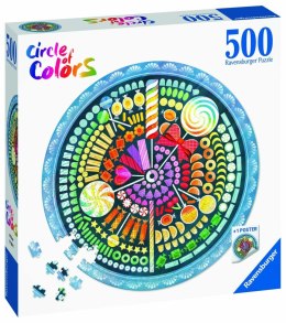 Ravensburger Puzzle 2D: Paleta kolorów. Cukierki 500 elementów 17350