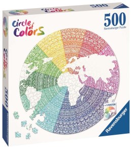 Ravensburger Puzzle 2D: Paleta kolorów. Mandala 500 elementów 17168
