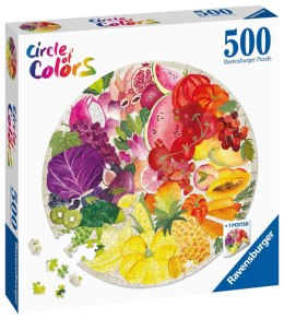 Ravensburger Puzzle 2D: Paleta kolorów. Owoce i warzywa 500 elementów 17169