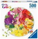 Ravensburger Puzzle 2D: Paleta kolorów. Owoce i warzywa 500 elementów 17169