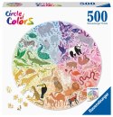 Ravensburger Puzzle 2D: Paleta kolorów. Zwierzeta 500 elementów 17172