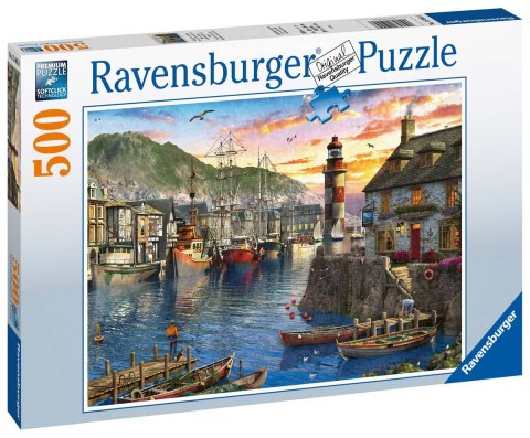 Ravensburger Puzzle 2D: Poranek w porcie 500 elementów 15045