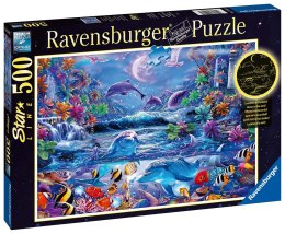 Ravensburger Puzzle 2D Świecące w ciemności: Magiczny świat 500 elementów 15047