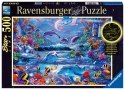 Ravensburger Puzzle 2D Świecące w ciemności: Magiczny świat 500 elementów 15047