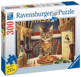 Ravensburger Puzzle 2D duży format: Kolacja w pojedynkę 300 elementów 16936