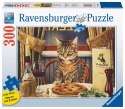 Ravensburger Puzzle 2D duży format: Kolacja w pojedynkę 300 elementów 16936