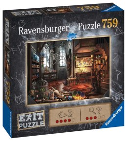 Ravensburger Puzzle EXIT: Laboratorium czarodzieja 759 elementów 19954