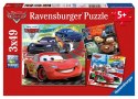 Ravensburger Puzzle dla dzieci 2D: Auta. Zygzak i przyjaciele 3x49 elementów 9281