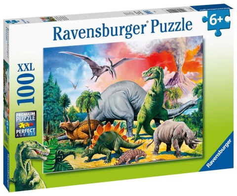 Ravensburger Puzzle dla dzieci 2D: Dinozaury 100 elementów 10957