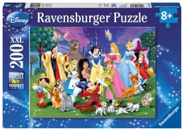 Ravensburger Puzzle dla dzieci 2D: Disney. Ulubione postacie z bajek 200 elementów 12698