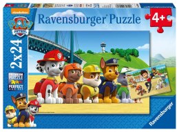 Ravensburger Puzzle dla dzieci 2D: Drużyna Psi Patrol 2x24 elementy 9064