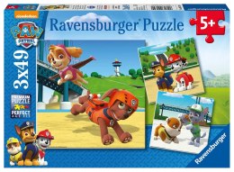 Ravensburger Puzzle dla dzieci 2D: Drużyna Psi Patrol 3x49 elementów 9239