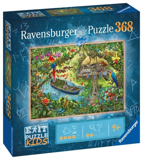 Ravensburger Puzzle dla dzieci 2D: Exit. Wyprawa do dżungli 368 elementów 12924