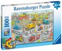Ravensburger Puzzle dla dzieci 2D: Pociąg w mieście 100 elementów 10558