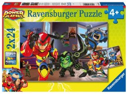 Ravensburger Puzzle dla dzieci 2D: Power Players 2x24 elementy 5190