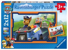 Ravensburger Puzzle dla dzieci 2D: Psi Patrol Misja 2x12 elementów 7591