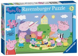 Ravensburger Puzzle dla dzieci 2D: Świnka Peppa. Piknik 35 elementów 8632
