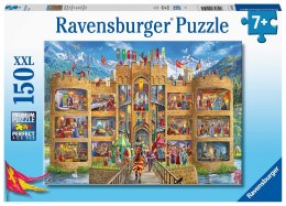 Ravensburger Puzzle dla dzieci 2D: Widok na zamek rycerski 150 elementów 12919