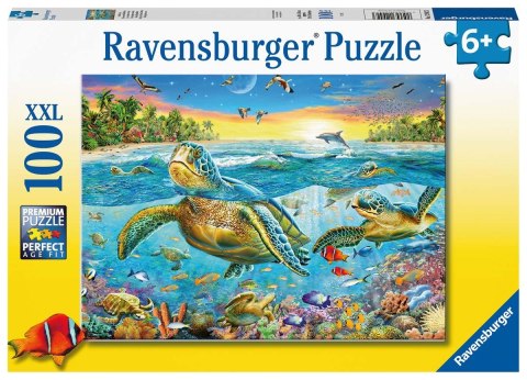 Ravensburger Puzzle dla dzieci 2D: Żółwie morskie 100 elementów 12942