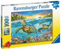 Ravensburger Puzzle dla dzieci 2D: Żółwie morskie 100 elementów 12942