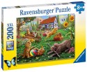 Ravensburger Puzzle dla dzieci 2D: Zwierzaki w ogrodzie 200 elementów 12828