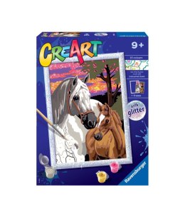 CreArt dla dzieci (seria E): Konie i zachód słońca 20052