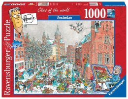 Ravensburger Puzzle 2D 1000 elementów: Amsterdam zimą 19786