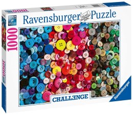 Ravensburger Puzzle 2D 1000 elementów: Challenge. Kolorowe guziki 16563