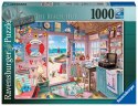 Ravensburger Puzzle 2D 1000 elementów: Chatka na plaży 15000