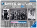 Ravensburger Puzzle 2D 1000 elementów: Czarno-białe zwierzaki 16729