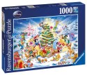 Ravensburger Puzzle 2D 1000 elementów: Disney - Boże Narodzenie 19287