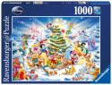 Ravensburger Puzzle 2D 1000 elementów: Disney - Boże Narodzenie 19287